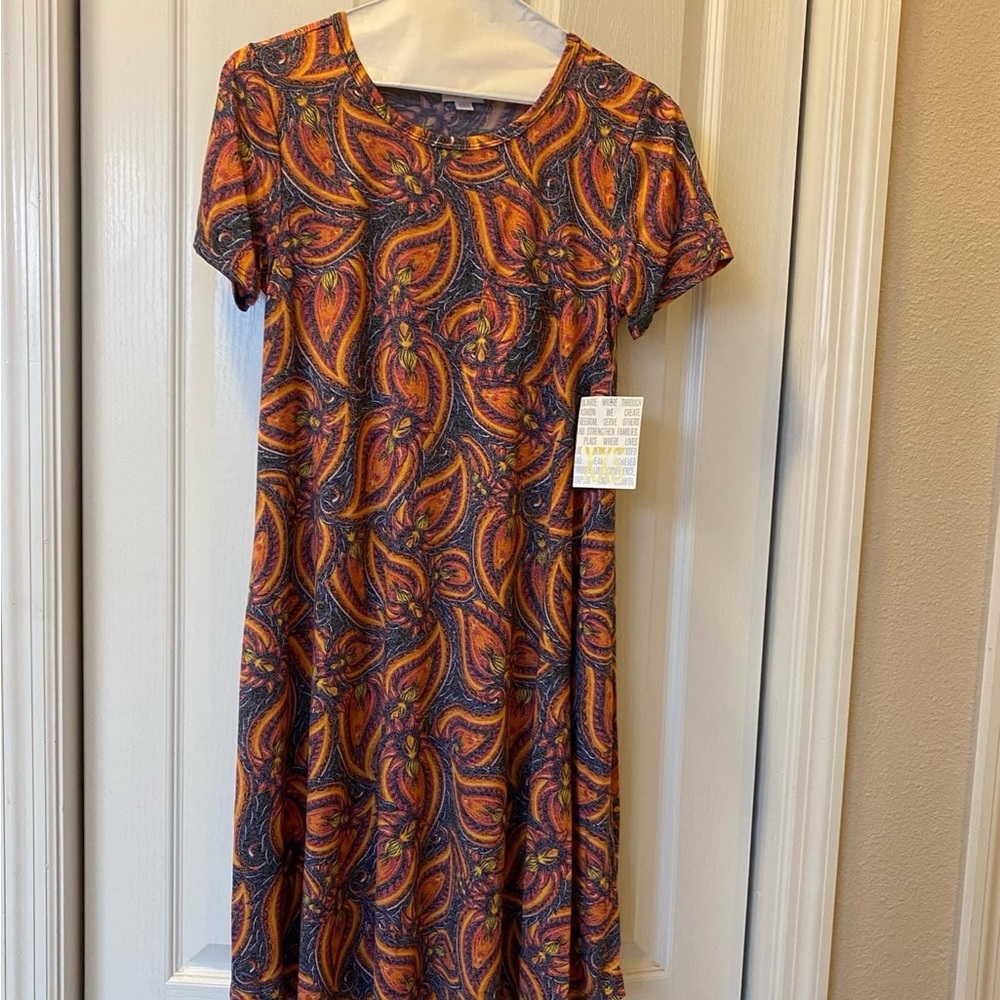 NWT LuLaRoe XXS Carly Dress - 9036